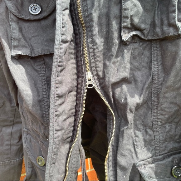 Gap Large Black Military Style Jacket - Picture 5 of 9